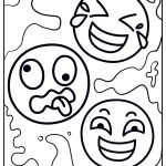 unique emoji coloring pages