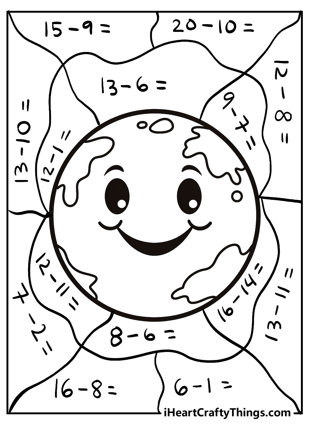 second grade math coloring pages
