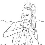 New Jojo Siwa Coloring Pages