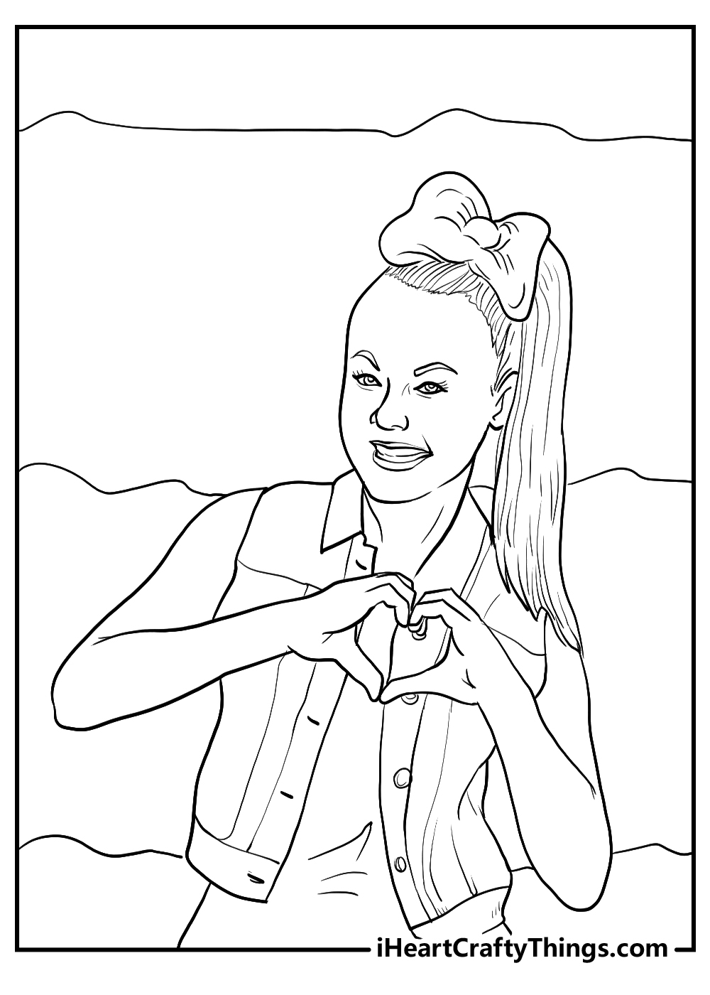 New Jojo Siwa Coloring Pages