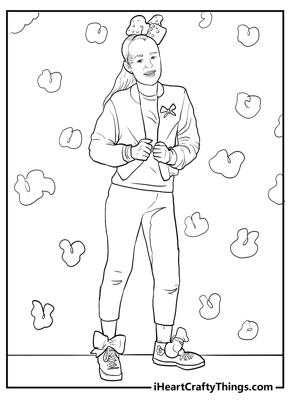 original jojo siwa coloring pages
