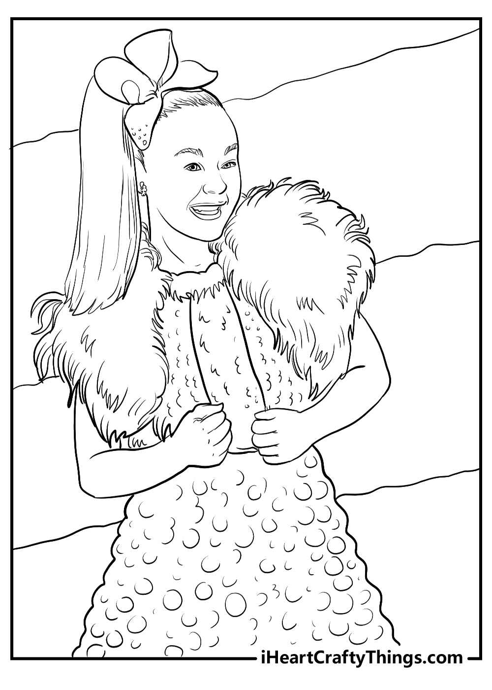 jojo siwa coloring sheet free download