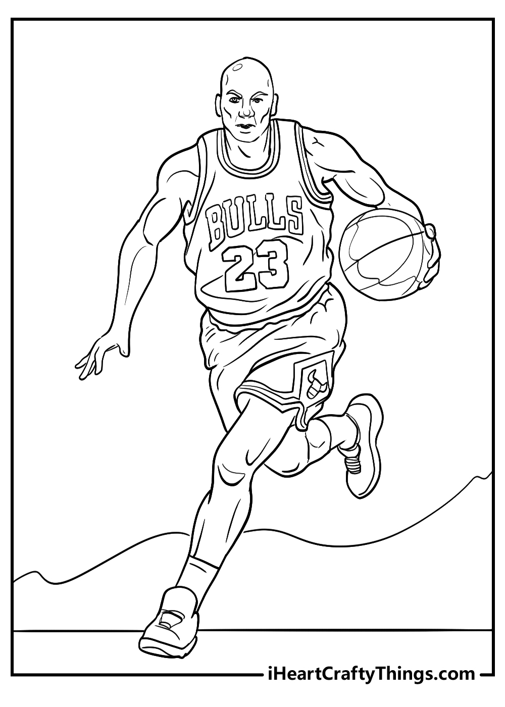 Jordan drawing coloring pages