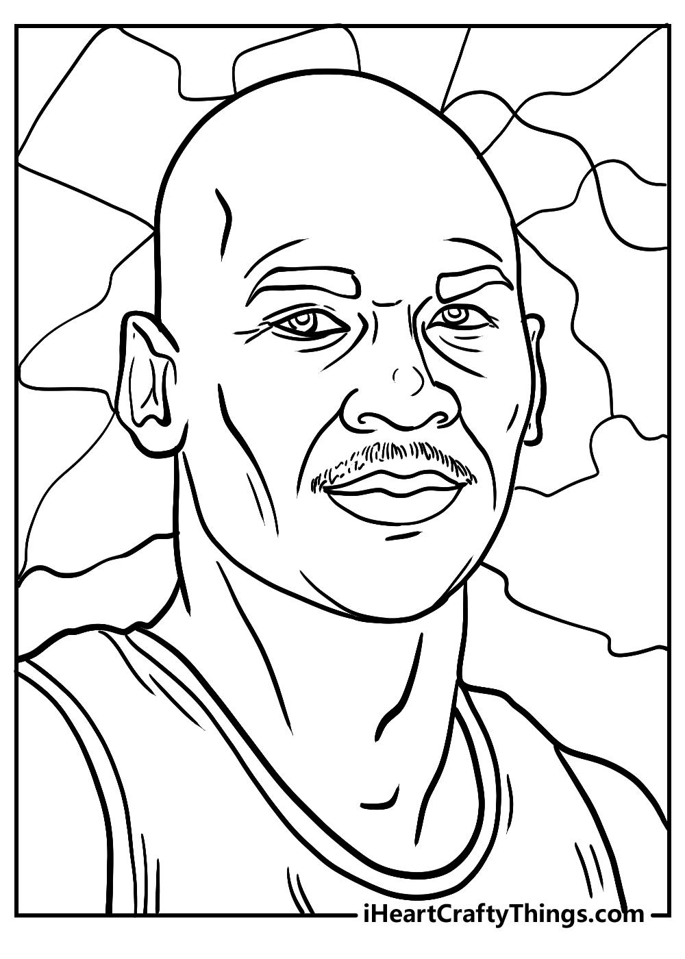 Jordan drawing coloring sheet