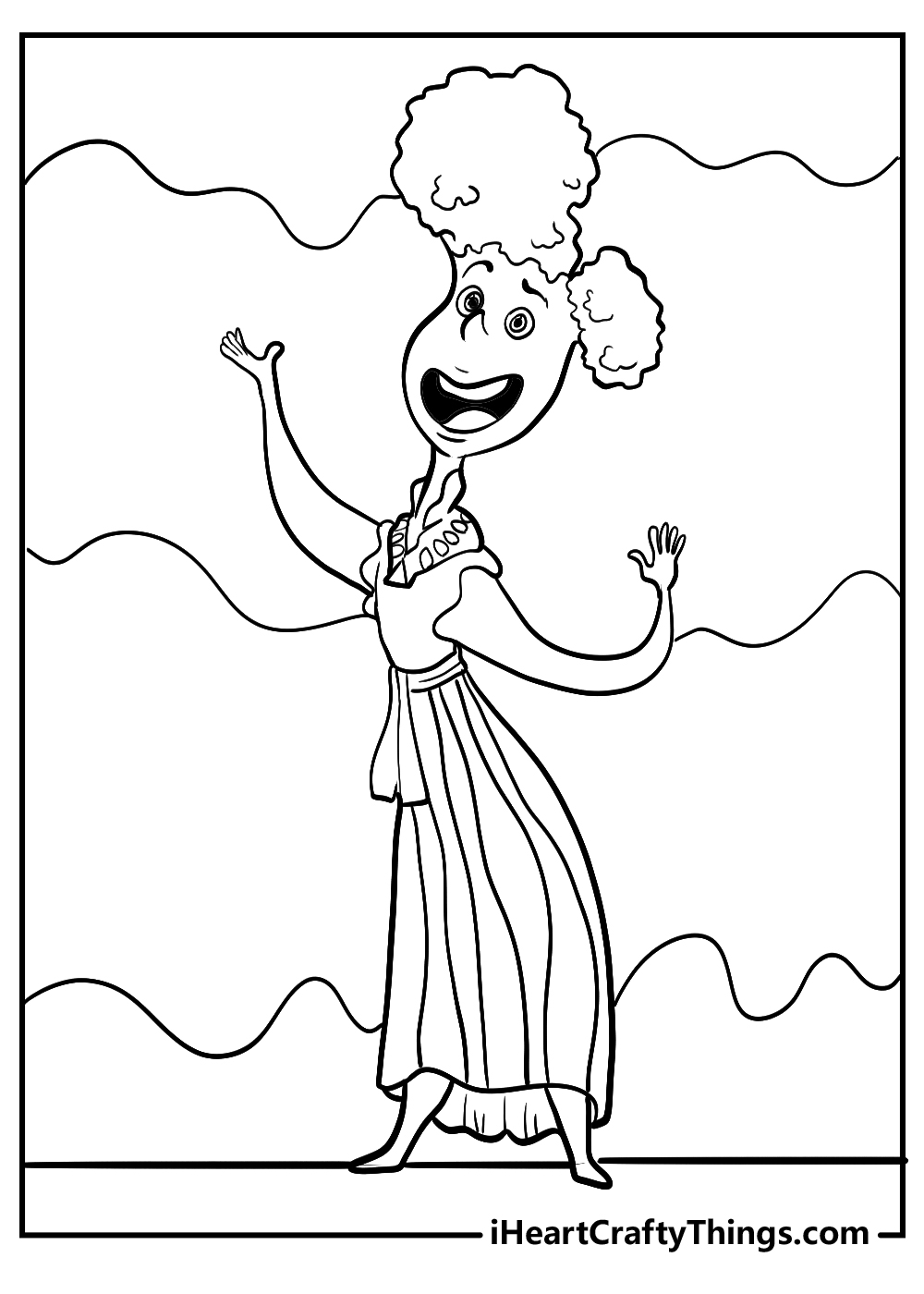 film elemental drawing coloring pages