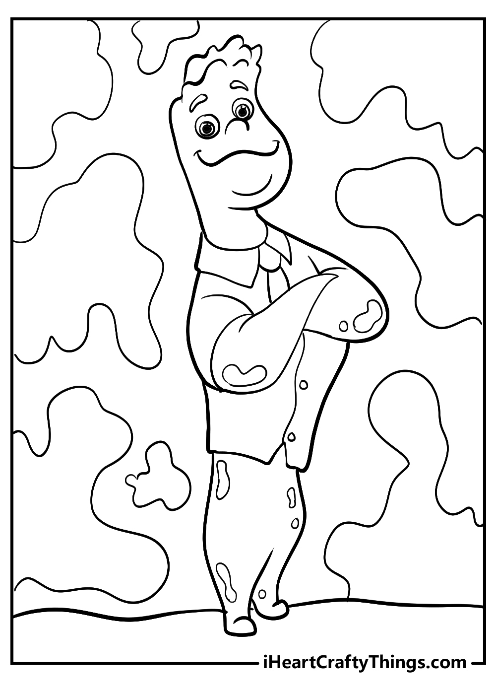 Wade elemental coloring sheet