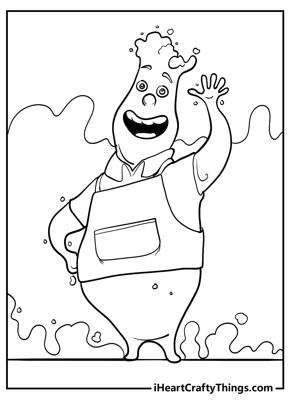 elemental coloring sheet free pdf