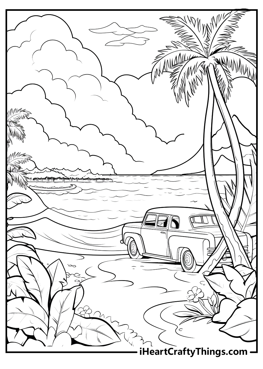 hawaii coloring book
