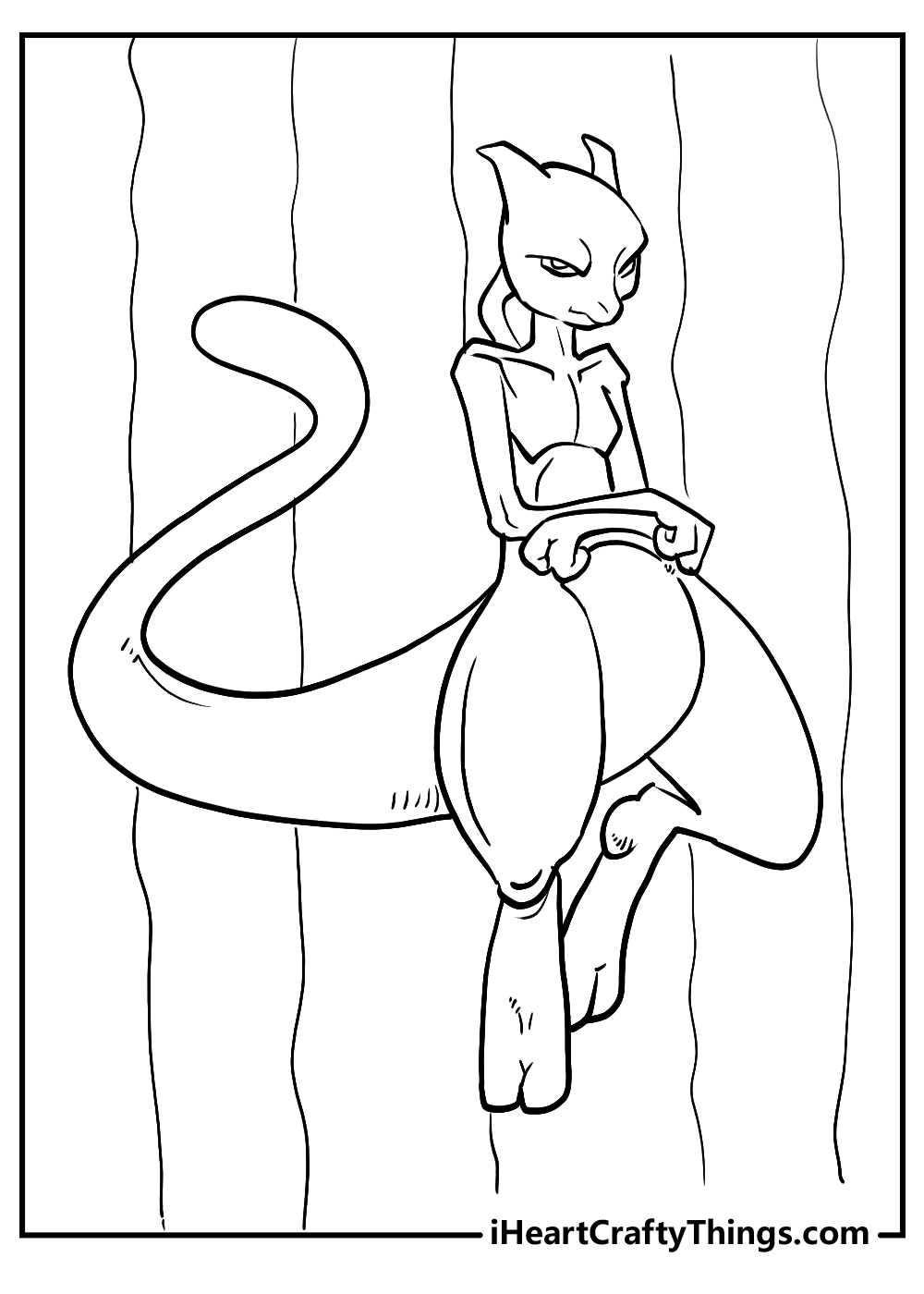 pokemon mewtwo coloring sheet free download
