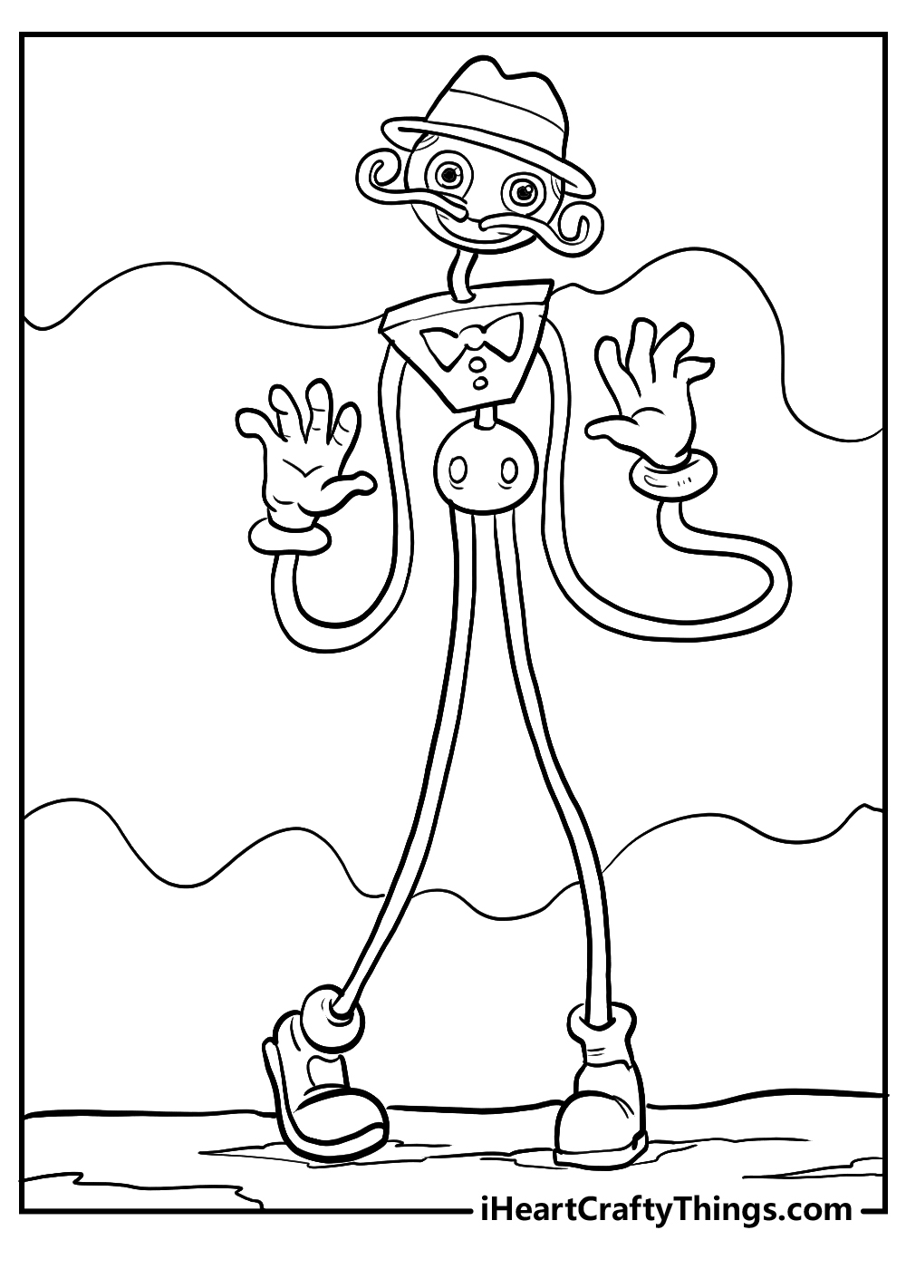 poppy playtime coloring printable for children