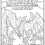 New Stranger Things Coloring Pages