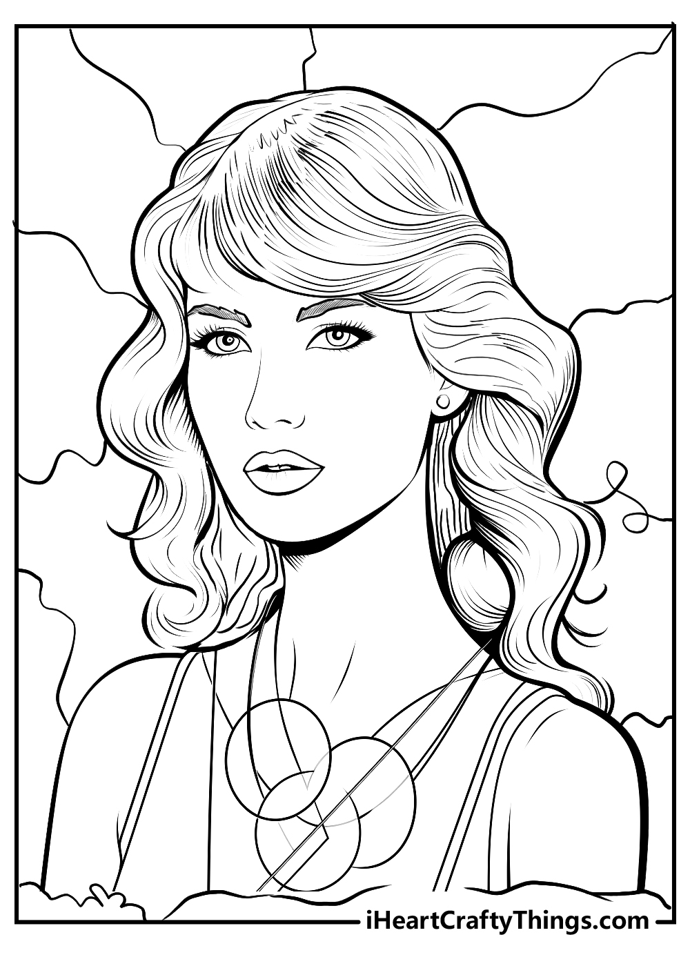 taylor swift coloring pages for adults