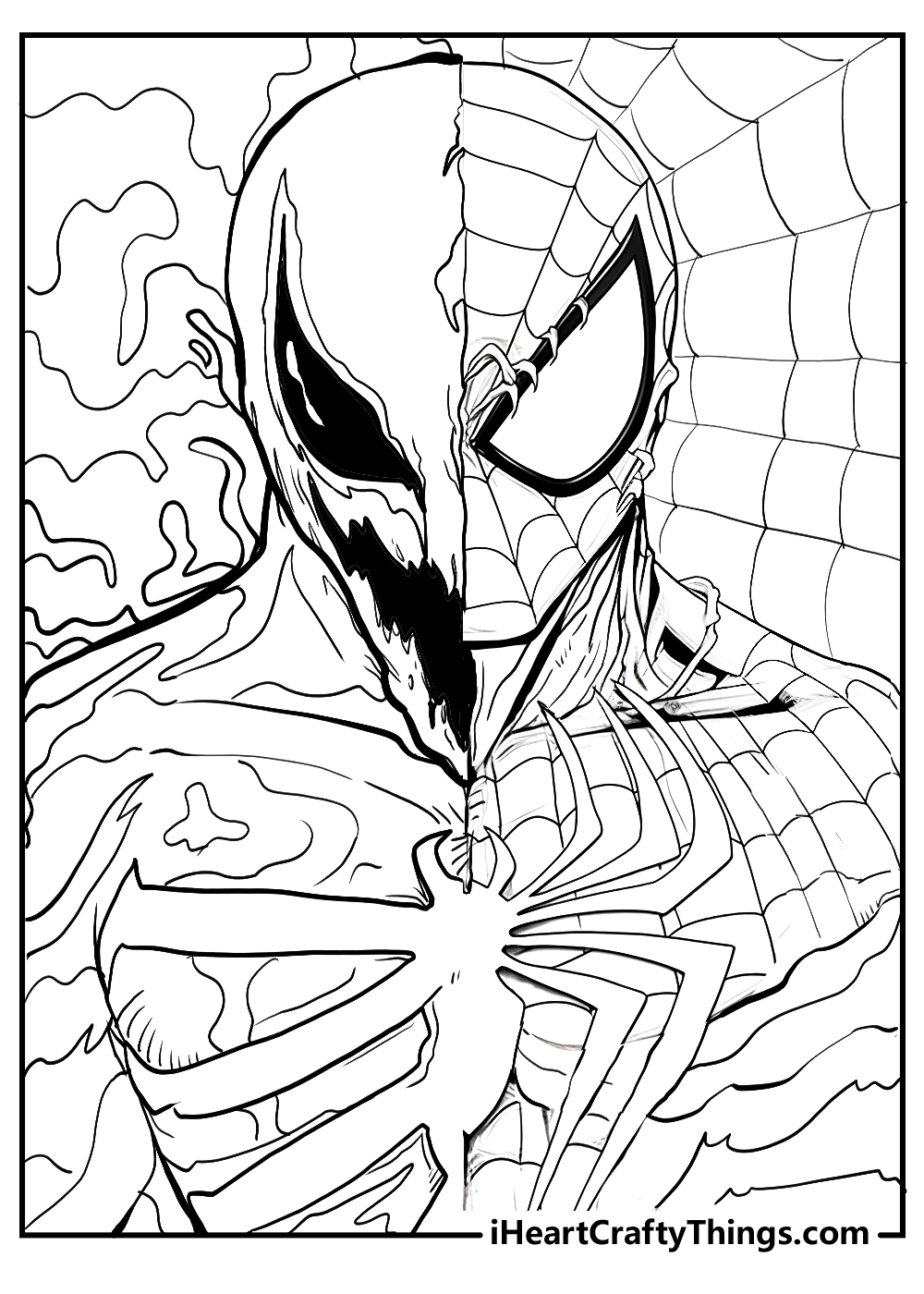 venom coloring book