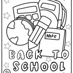 Free back to school coloring pages