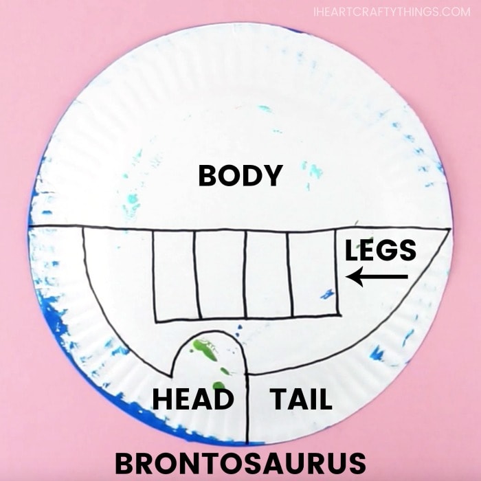 brontosaurus template