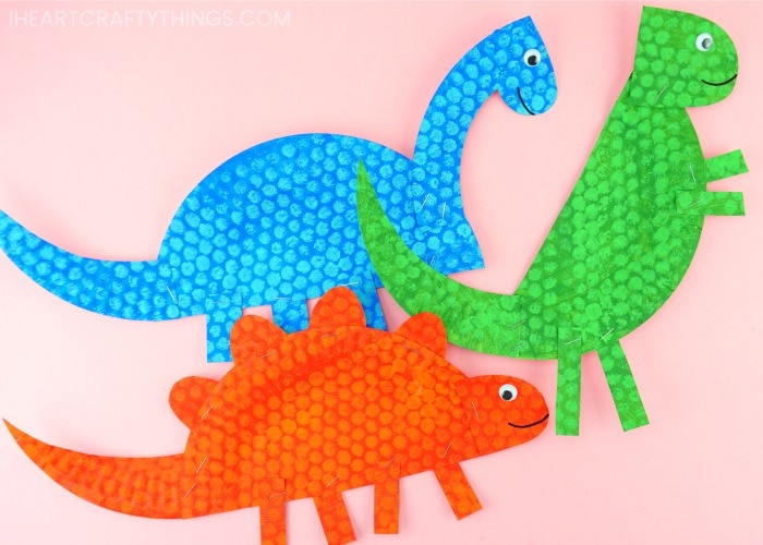 Cute and Easy Paper Plate Dinosaur Craft for Kids