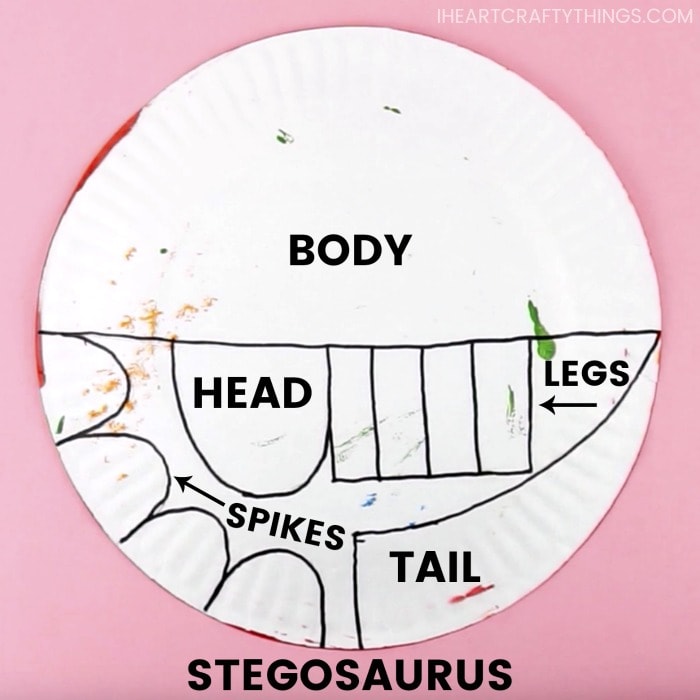 stegosaurus template