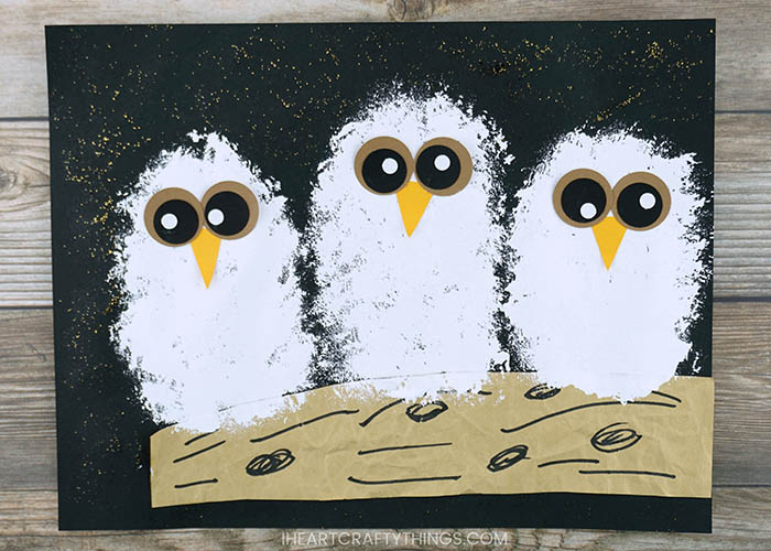 How To Make An Owl Babies Craft