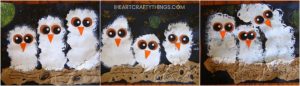 How To Make An Owl Babies Craft - I Heart Crafty Things