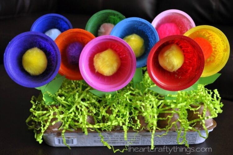 Planting a Rainbow Flower Garden Craft