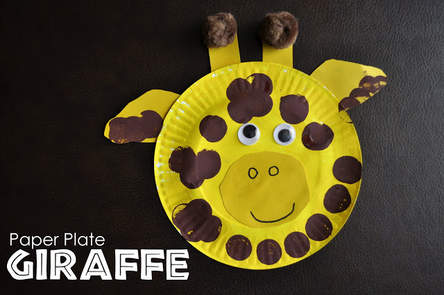 Paper Plate Giraffe