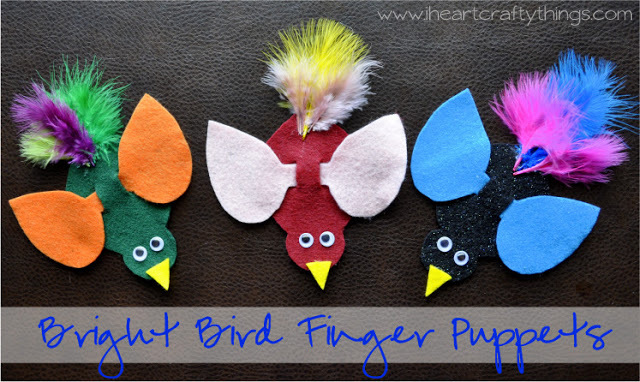 Bright Bird Finger Puppets 2