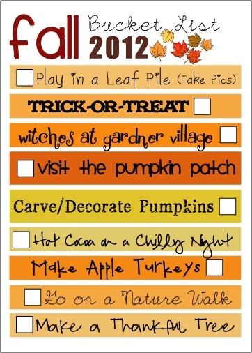 Fall Bucket List2