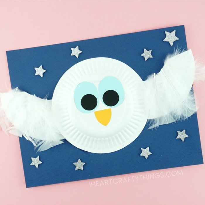 Reading Confetti: Paper Plate Owl Craft