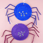 Paper Plate Spiders - I Heart Crafty Things