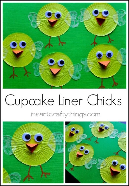 Cupcake Liner Chicks