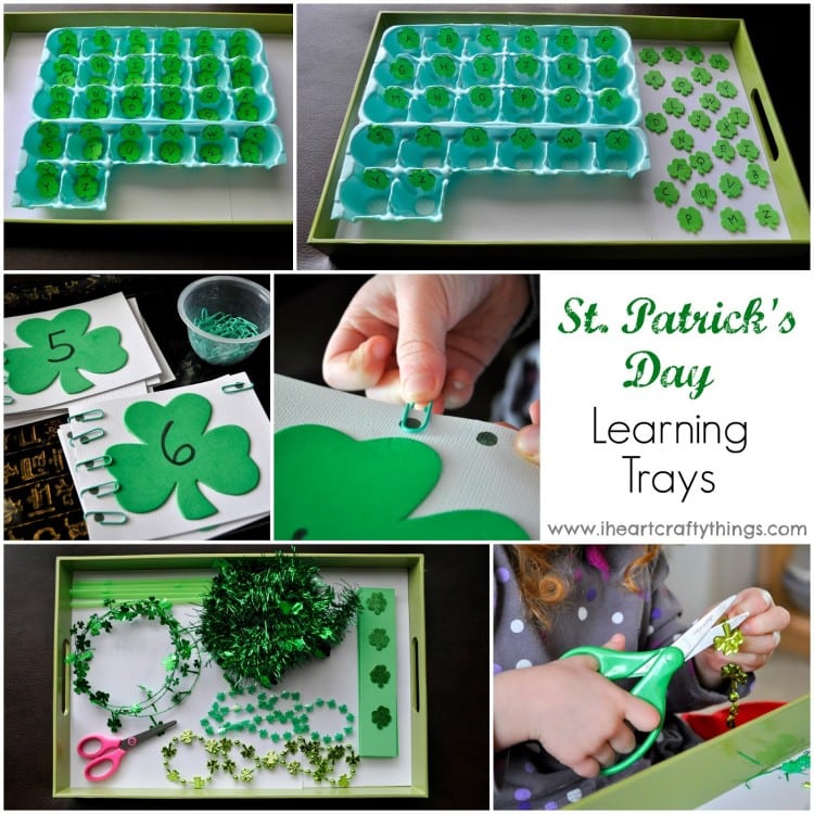 StPatricksDayLearningTrays