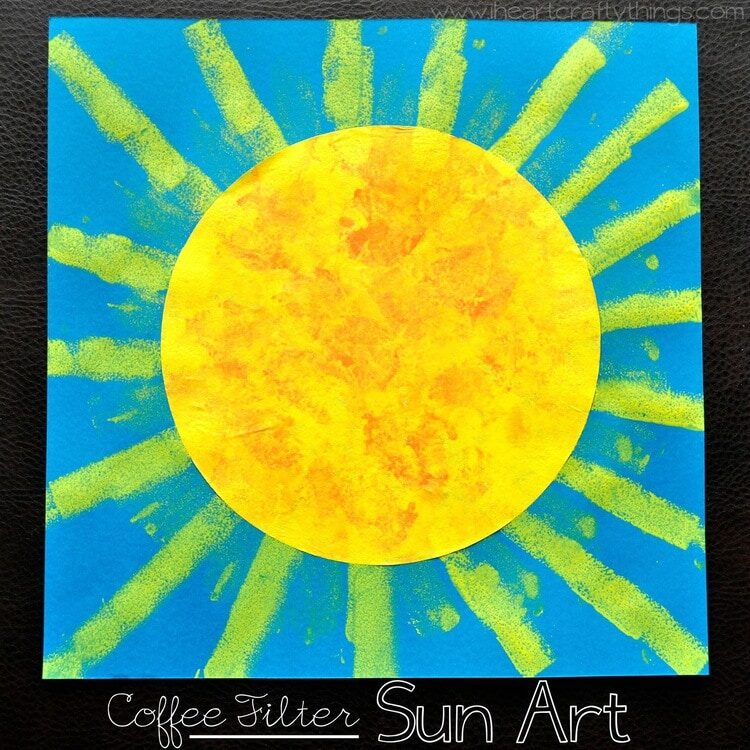 Coffe Filter Sun Art