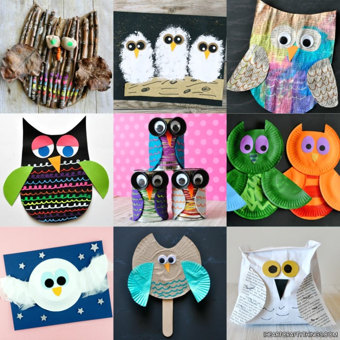 owl bird crafts