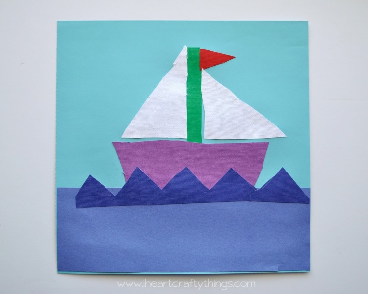 triangle artwork for kids