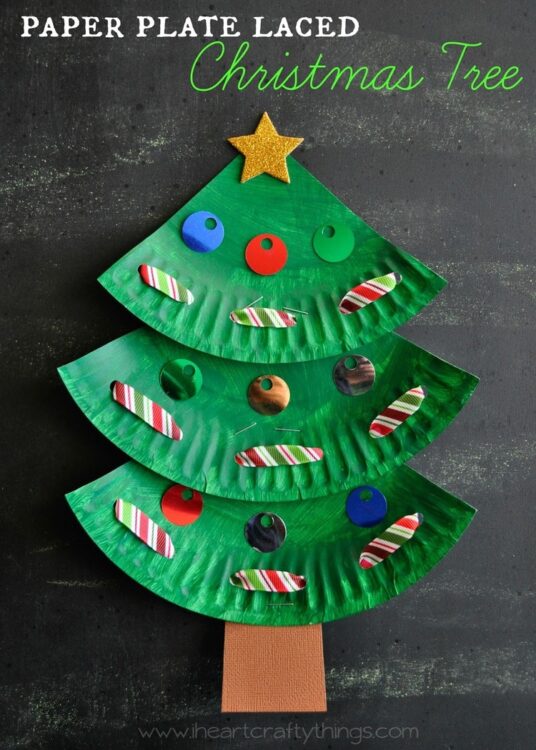 Christmas Craft: Paper Trees - It All Started With Paint