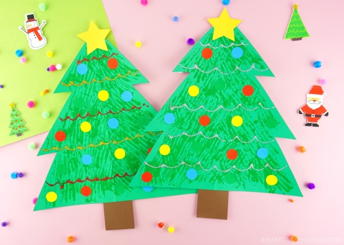 Craft Stick Christmas Tree, Kids' Crafts, Fun Craft Ideas