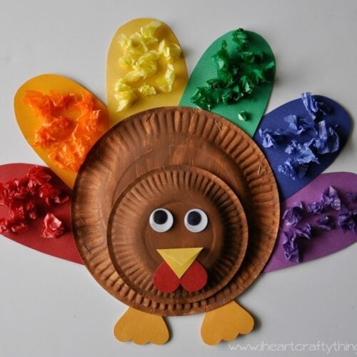 Awesome Elbow Macaroni Turkey Craft