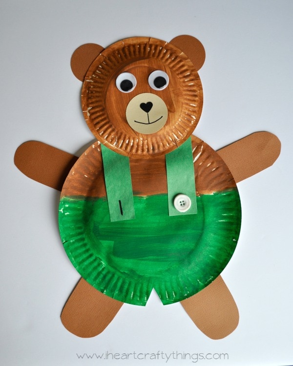 teddy bear paper plates