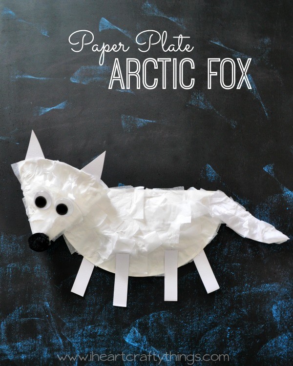 arctic fox habitat drawings