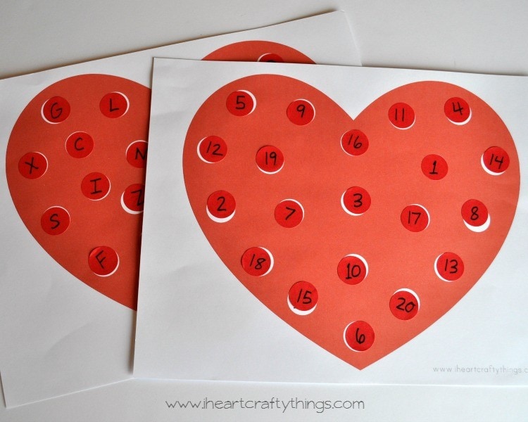 Love Digital Letters Alphabet & Numbers Valentine's Digital
