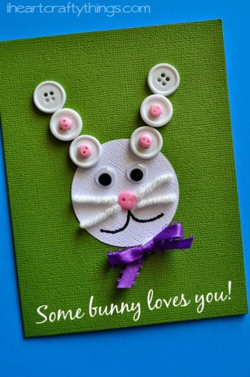 Easter Kids Craft: Some Bunny Loves You Card