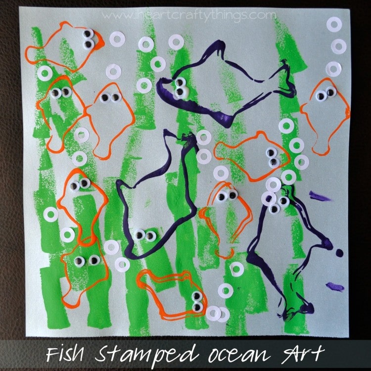 FishStampedOceanArt