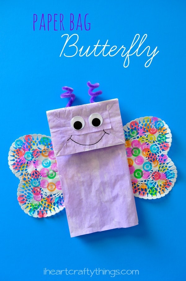 PaperBagButterflyPin