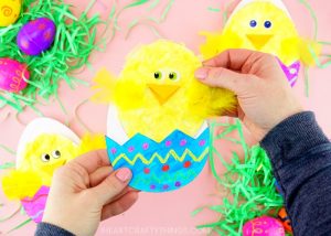 Hatching Chick Craft (with Printable Pattern) - I Heart Crafty Things