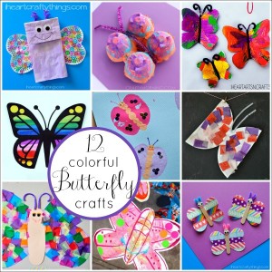 12 Colorful Butterfly Crafts fb