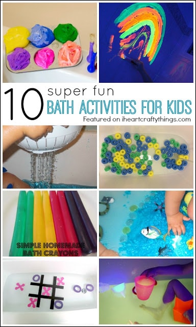 10 bath activities kids pin