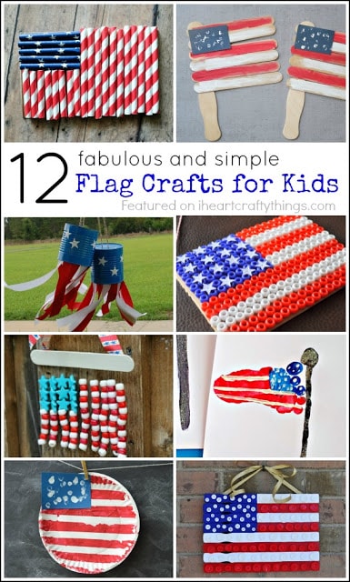 12 flag crafts for kids