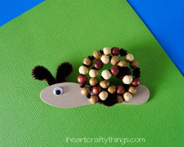 beaded snail craft for kids 4