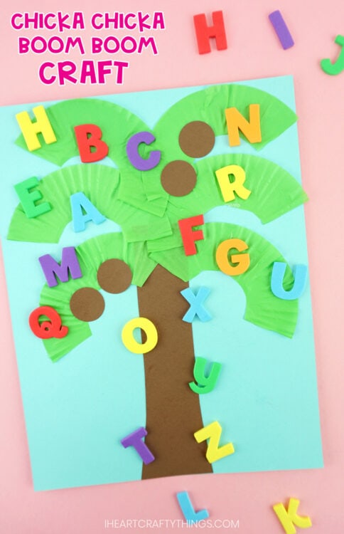 Chicka Chicka Boom Boom Craft -Fun Alphabet Activity For Preschoolers ...