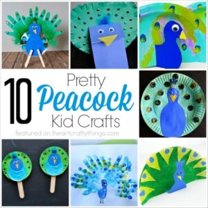 10 peacock kids crafts 2